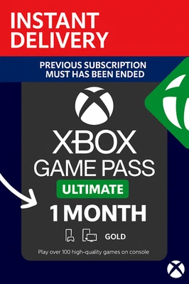 Microsoft Ultimate Game Pass 1 месяц Xbox Live - МГНОВЕННАЯ ДОСТАВКА - Изображение 1 из 3