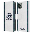 Scotland Rugby 2023/24 Crest Kit Leather Book Case For Apple Iphone Phones
