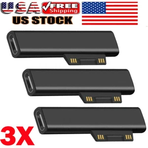 3X USB Type C PD Converter Charger Adapter For Surface Pro 3/4/5/6/7/8 Go NEW - Picture 1 of 12
