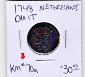 1748- Netherlands- KM #70a - Picture 1 of 2
