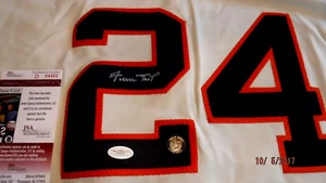WILLIE MAYS Signed SanFrancisco Giants Jersey -JSA Authenticated - Picture 1 of 7