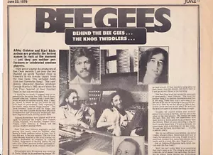 Bee Gees producers interviews - Juke Magazine 23 June 1979 - 1 page - Picture 1 of 1