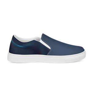 Men's Slip-On Shoes Navy Blue and Grey Comfortable Stylish Slip Ons for Men - Picture 1 of 44