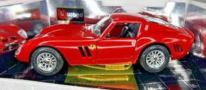 1:18 Bburago Ferrari 250 GTO 1962 Red Diecast Car Model Car Toy Car Burago - Picture 1 of 20