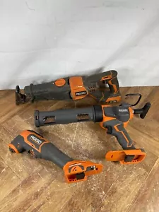 PARA REPUESTOS O REPARACIÓN - RIDGID R86240 18V Multiherramienta, sierra, pistola de masilla, - Imagen 1 de 11