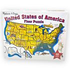 Melissa & Doug Jumbo/Large United States of America Floor Puzzle Home School Fun