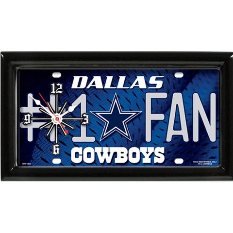 NFL DALLAS COWBOYS QUARTZ WALL CLOCK Cover