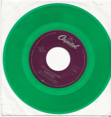 JOHN LENNON YOKO  RARE USA JUKEBOX PROMO GREEN VINYL SINGLE, MINT - Image 1 of 2
