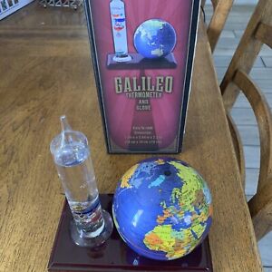 GALILEO THERMOMETER & GLOBE-YANCHENG GLASSMAN ARTS & CRAFTS - 2019- NEW IN BOX