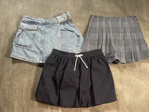 Lot Of 3 Zara Bottoms Teenage Girl Size 11-12 NWT Skirt & Skort  - Picture 1 of 14