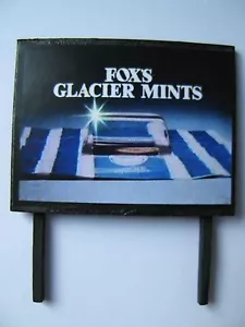 Fox's Glacier Mints - cartelera modelo ferroviaria - calibre N, calibre OO y calibre O - Imagen 1 de 1