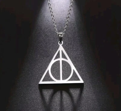Ciondolo Triangolo Illuminati Spiritual Moda Vips Punk Emo Rap Style - Immagine 1 di 4