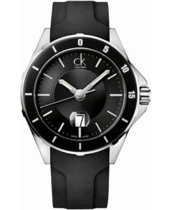 Reloj hombre analógico CALVIN KLEIN Play K2W21XD1-Acero-correa silicona-hebilla - Foto 1 di 5