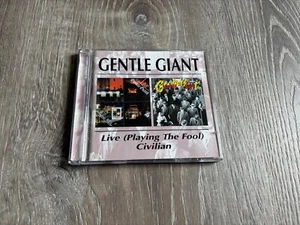 Gentle Giant Live (Playing The Fool) Civilian Double CD Set UK Import - Picture 1 of 4