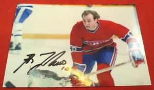 GUY LAFLEUR MONTREAL CANADIANS TEAM CANADA 4 x 6 AUTOGRAPHED SIGNED PHOTO HOF - Picture 1 of 12