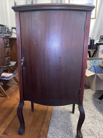 Vintage Larkin Co.1930’S Single Curved Door Music Cabinet Cover