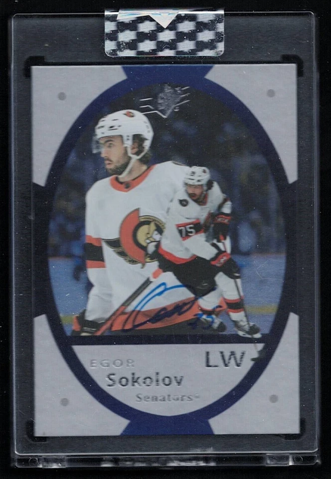2021-22 Upper Deck Clear Cut SPx Vintage Views Autograph Egor Sokolov - Image 1 of 1