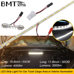 HID White Strip Light 30/50CM Car Trunk Cargo Area Illumination LED Super Bright - Bild 1 von 15