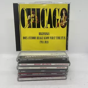 CHICAGO CDs x 7 Bulk Lot Titles In Listing All VG Cond Free Fast Post - Picture 1 of 15