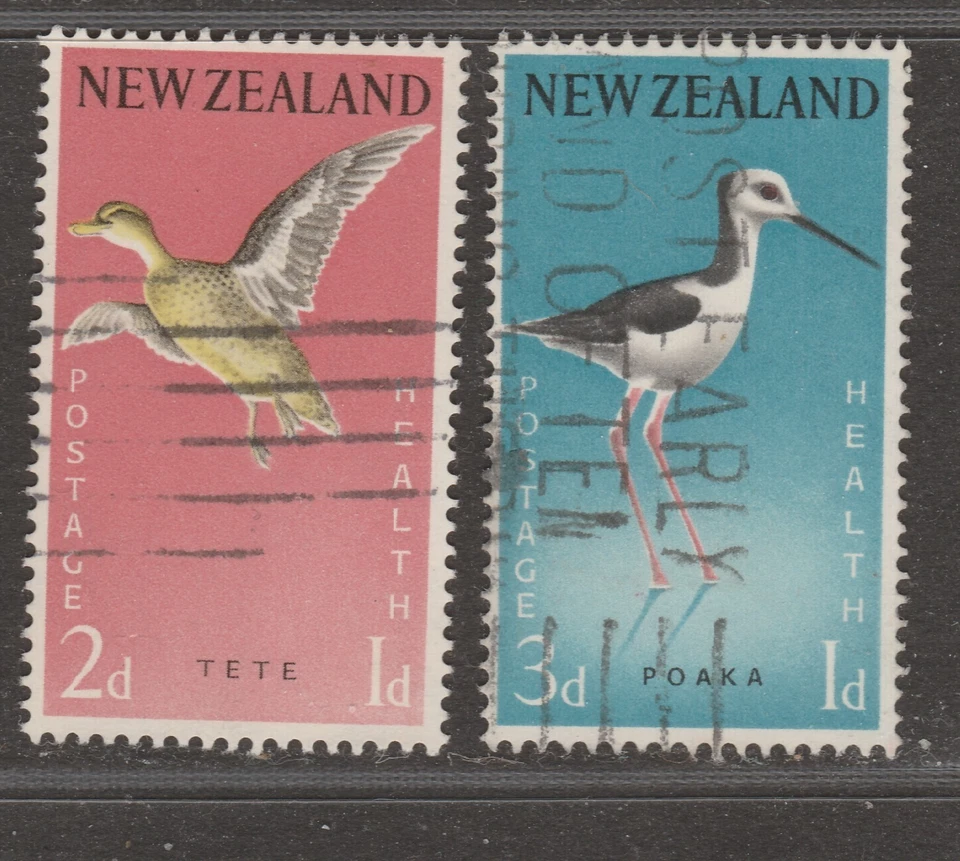 1959 NZ Birds Health SET SG 776/77 Used - Image 1 of 1