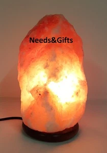 3-5 KG Salt Lamp, Himalayan Rock Salt Lamp Mood Light, Himalayan Salt Lamp - Picture 1 of 9