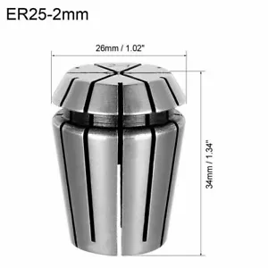 2mm ER25 2mm Spring Collet Chuck for CNC Engraving Machine Lathe Milling Tool - Picture 1 of 3