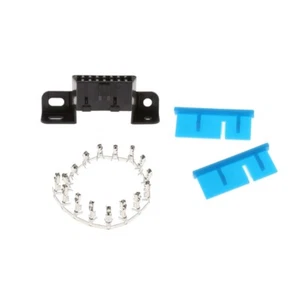 16 Pin Female Wire Sockets Connector OBDII Car Auto Adapter OBD2 Universal - Picture 1 of 8
