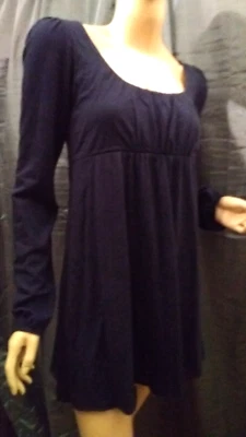 Top de muñeca bebé manga larga azul marino Velvet by Graham & Spencer -- talla S Foto 1 de 3