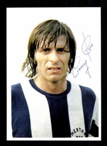 Tarjeta de autógrafo Lorenz Horr Hertha BSC Berlín jugador años 70 firma original - Imagen 1 de 2