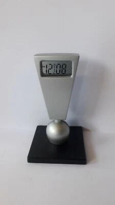 LDC Alarm Clock Digital Metal with Silver Matt Finish - Image 1 of 4