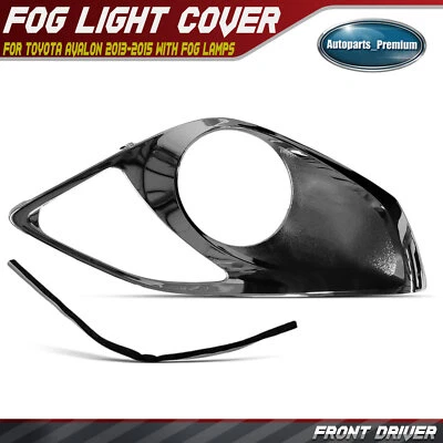 Черный ободок противотуманных фар переднего водителя для Toyota Avalon 2013-2015 с противотуманными фарами - Изображение 1 из 4