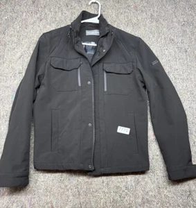 Michael Kors Men's Jacket Black Guilford Soft Shell Full Zip Up Coat Size S - Picture 1 of 10