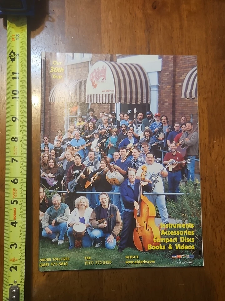 ELDERLY INSTRUMENTS CATALOG MUSIC MARTIN FENDER 2001 - Image 1 of 4