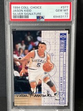 1994-95 UD Collectors Choice Jason Kidd Blueprint For Success PSA Gem Mint Pop 9