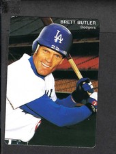 1992 Mother's Cookies Los Angeles Dodgers Brett Butler # 22 MINT