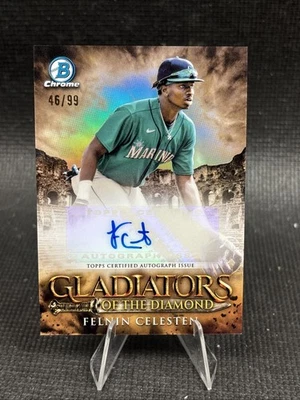2024 Bowman Chrome Felnin Celesten #GDA-FC Gladiators of the Diamond Auto /99 - Image 1 of 2