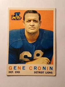 1959 Topps 66 Gene Cronin RC Sehr guter Zustand #D1.435989 - Bild 1 von 2