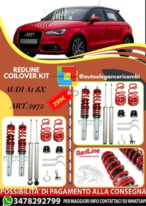🎀Art.3972 Redline Kit assetto sportivo a ghiera adatto per Audi A1 8X 🎀 - Imagen 1 de 3
