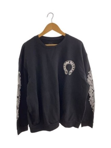 CHROME HEARTS CUORI CROMATI Felpa XL Cotone BLK