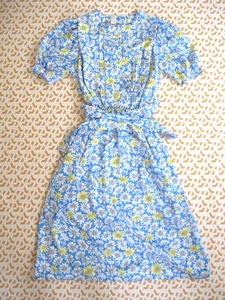Robe à fleurs Vintage 80'S été Made in France Femme dress - 2 - Picture 1 of 9