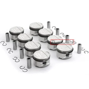 8cyl Engine Pistons & Rings Set STD For Audi A6 C5 A8 D3 VW Touareg 4.2 AXQ BFM - Picture 1 of 5