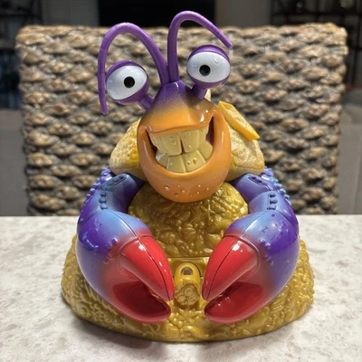 Disney Moana Tamatoa Jewelry Box Crab Singing Shiny Sparkle Figurine WORKS - Image 1 of 4