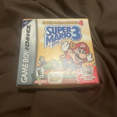 Super Mario Advance 4: Super Mario Bros. 3 (Game Boy Advance, 2003) en caja original Foto 1 de 4