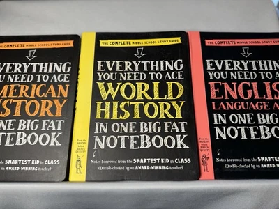 Everything You Need to Ace American History, English & World History 3 book lot Foto 1 de 4
