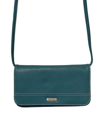 Cartera Bandolera Reliquia Pequeña Azul 23’ Correa Más Compartimiento para Teléfono Celular Foto 1 de 4