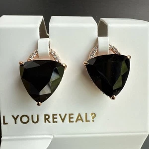 Bomb Party Charming Hoops An Elegant Pairing *Black Onyx Rose Gold Charms Only - Picture 1 of 7