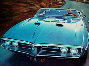 1967 PONTIAC FIREBIRD 400 VINTAGE AD *Ram Air/hood/emblem/grille/fender/decal/TA - Picture 1 of 3