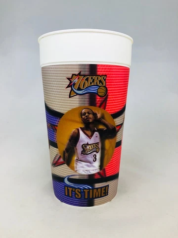 ALLEN IVERSON PHILADELPHIA SIXERS VINTAGE 2002 PLAYOFF ARENA CUP SGA Cover