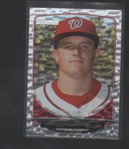 MATT DEROSIER 2013 BOWMAN DRAFT PICKS PROSPECTS SILVER ICE CARD #BDPP112