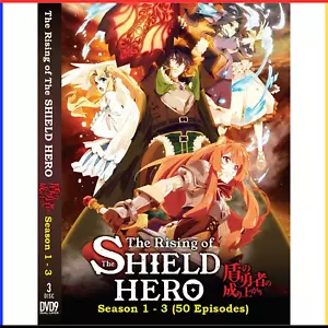 THE RISING OF SHIELD HERO SEASON 1-3 VOL.1-50 END ANIME DVD ENGLISH DUBBED - Picture 1 of 10